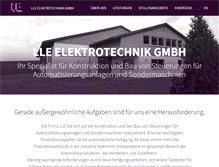 Tablet Screenshot of lle-gmbh.de